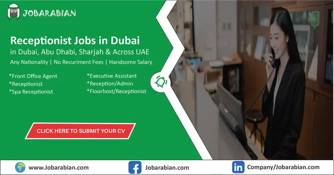 Receptionist Jobs in Dubai